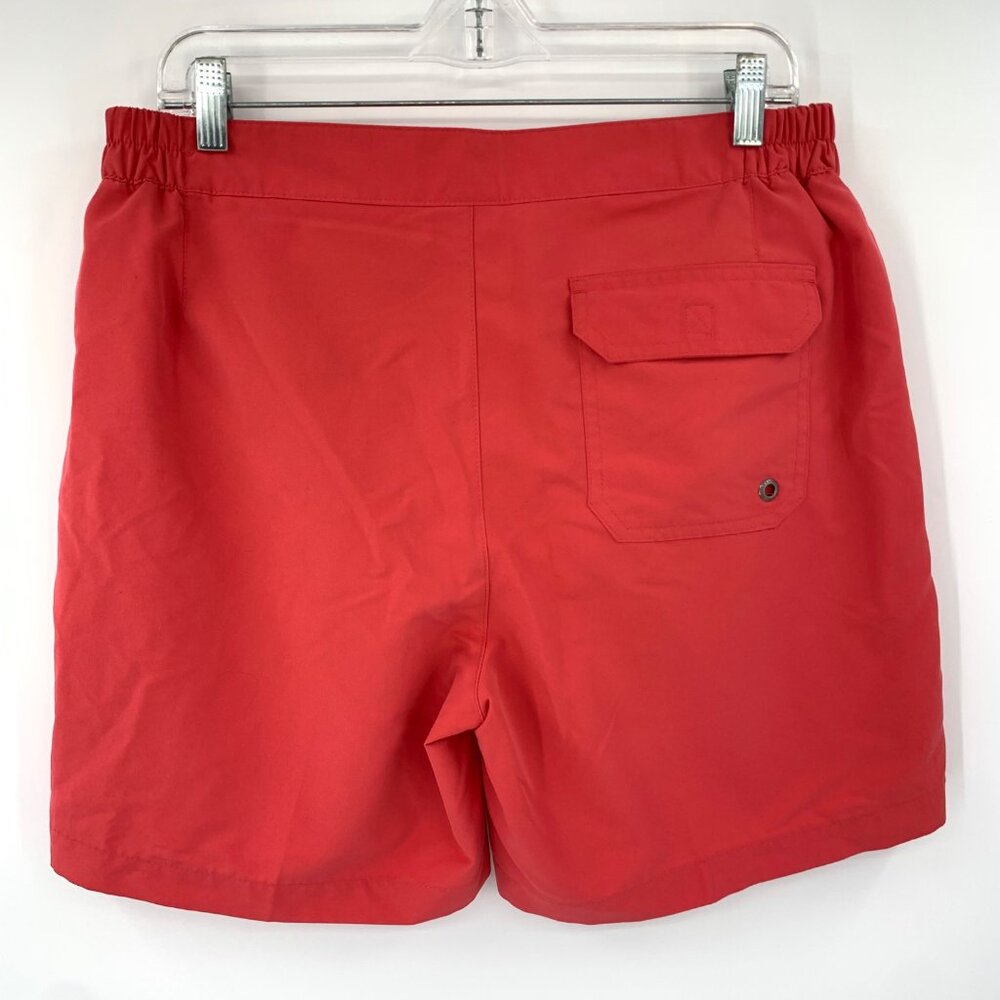 Daniel Cremieux Red/Orange Mesh Lined Men's Swimwear Size Medium - Picture 9 of 9